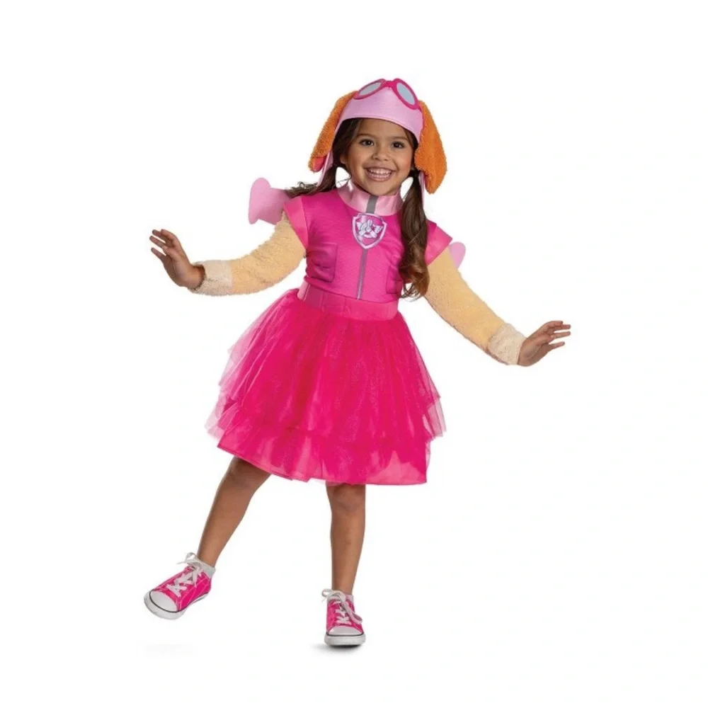 Kids Paw Patrol Skye Costume with Hat